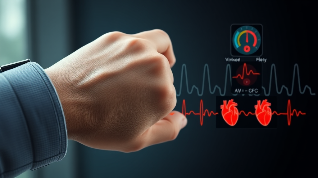 스마트워치 심전도, 얼마나 정확할까요? (realistic 스타일)