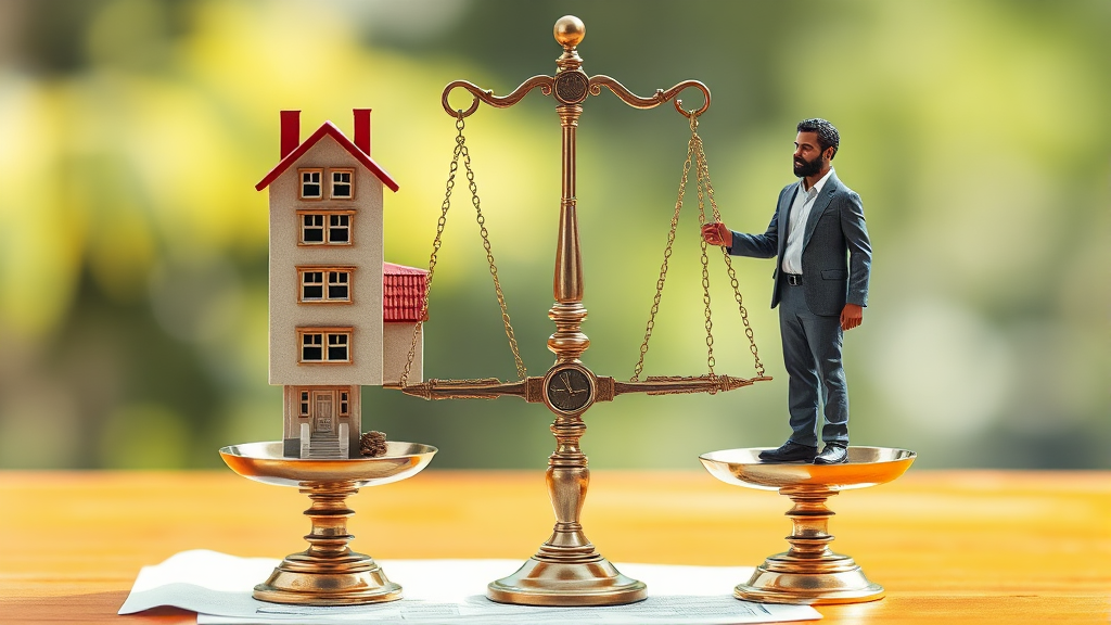 다주택자 대출 연장 제한 논의 배경 및 목적 (realistic 스타일)