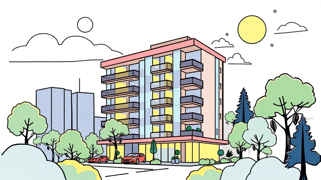 부동산 시장 분석 주의점 (illustration 스타일)