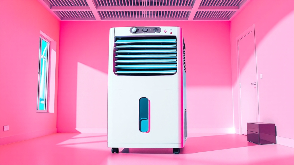 제습기 성능 유지를 위한 주의사항 (popart 스타일)