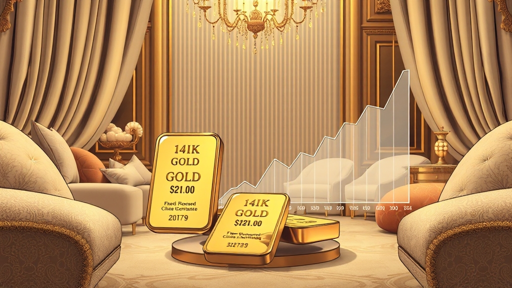 14K 금 거래 시 꼭 알아둘 팁 (illustration 스타일)