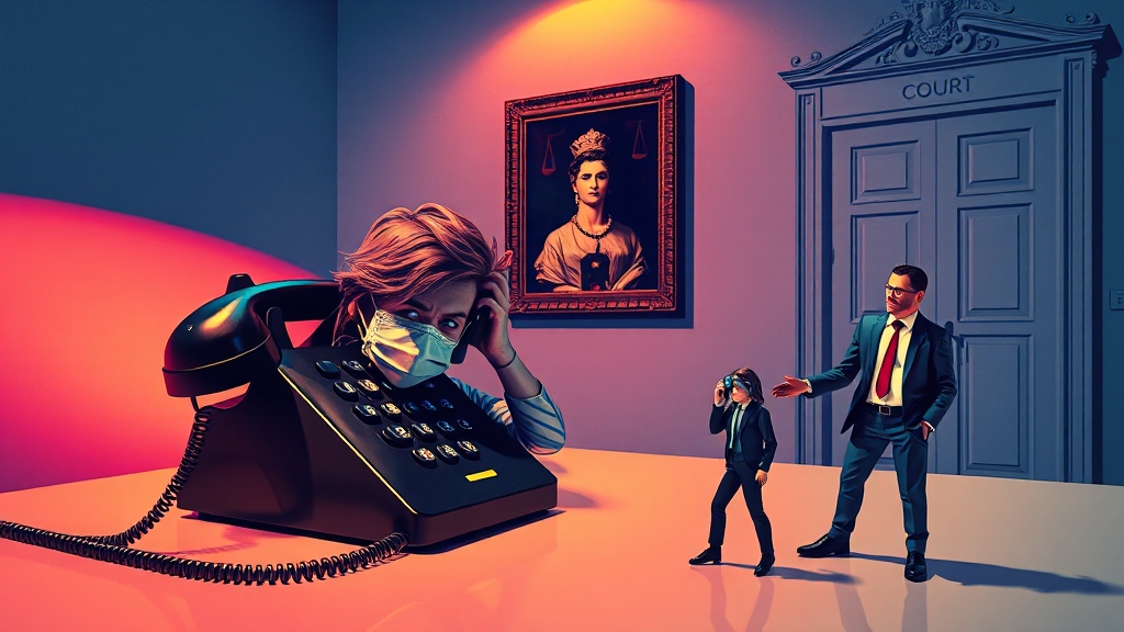 보이스피싱 의심 시 대응 전략 (popart 스타일)