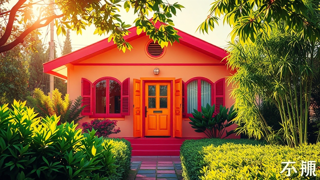 내 집 마련의 꿈 (popart 스타일)