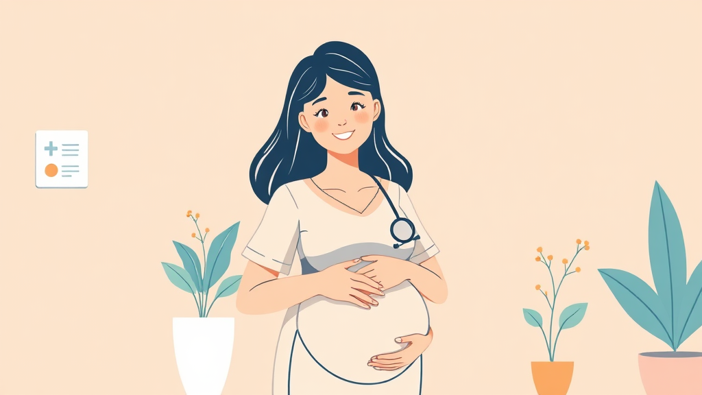 온라인 신청부터 병원 방문까지 (illustration 스타일)