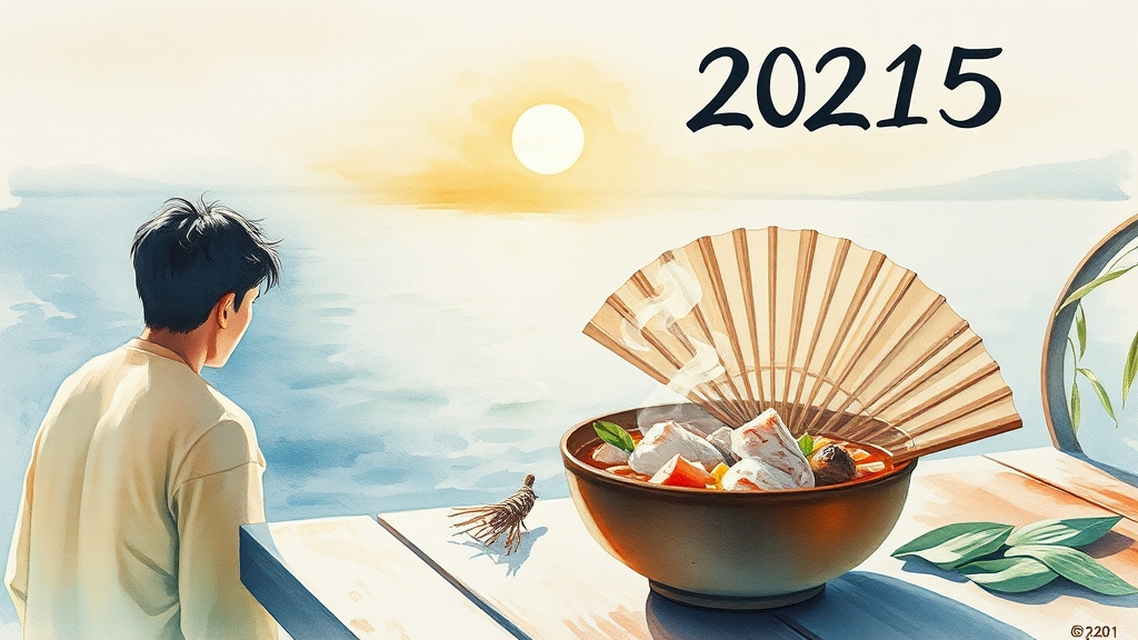 2025년 삼복 절기 (watercolor 스타일)