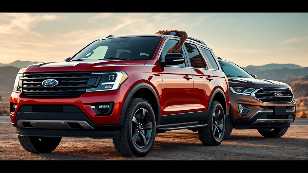 포드 SUV 라인업 소개 (realistic 스타일)