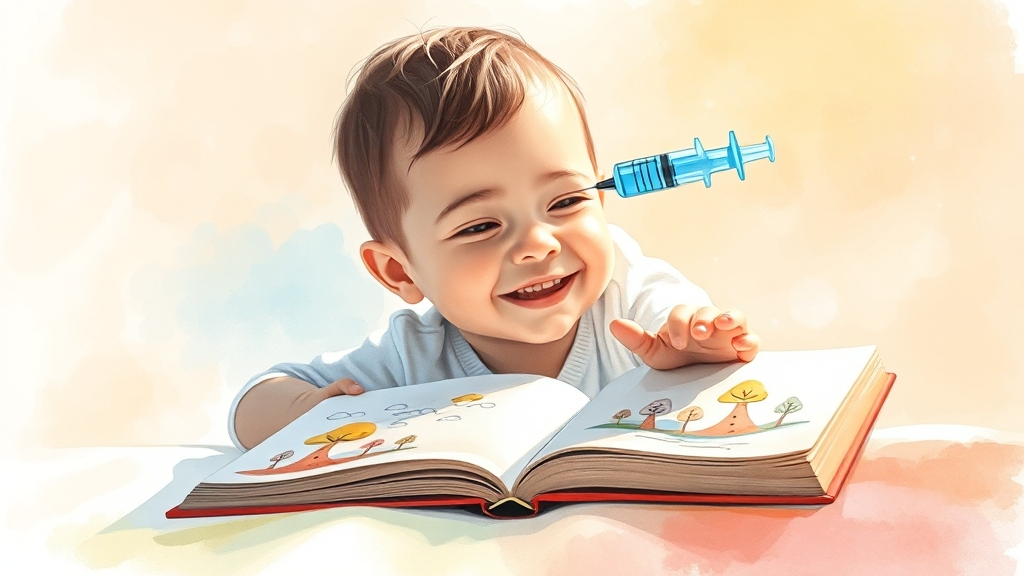 접종 전후 주의사항 (illustration 스타일)