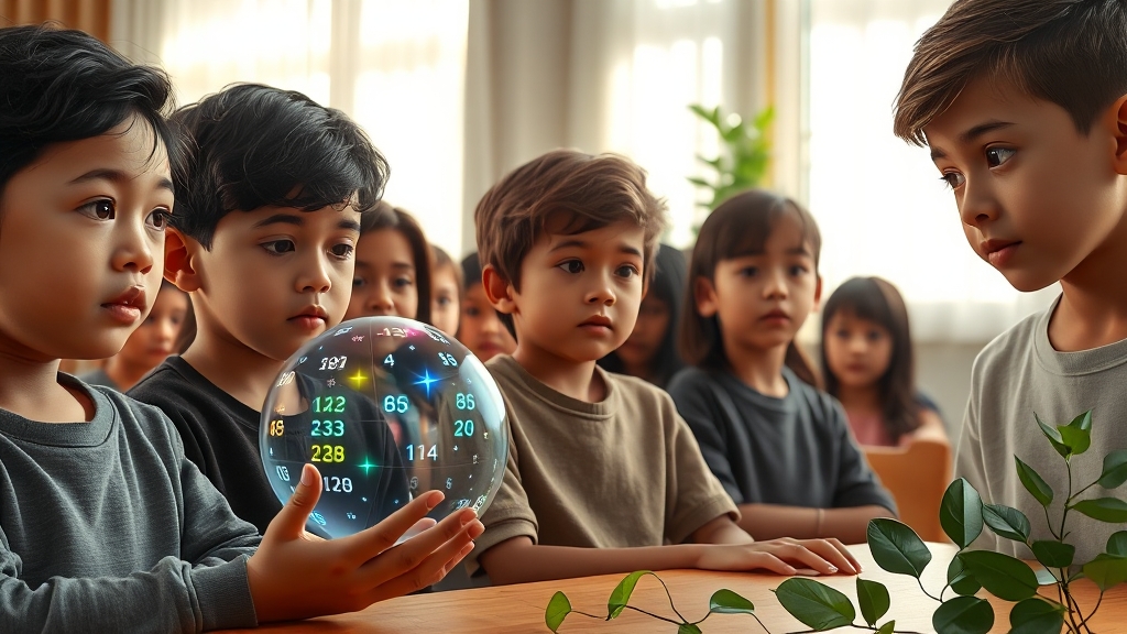 초등학생 활용 예시 (realistic 스타일)