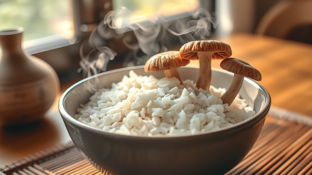 상황버섯 효능 (realistic 스타일)