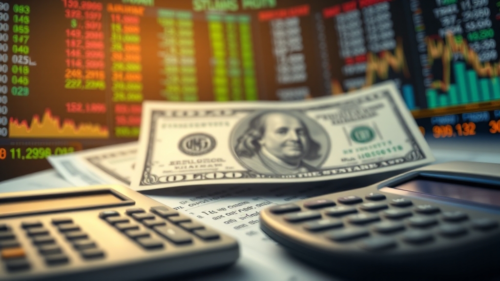 미국 주식 세금 계산법 (realistic 스타일)