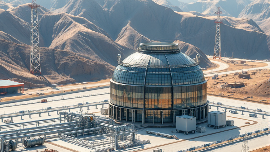 SMR 사업 전망과 영향 (realistic 스타일)