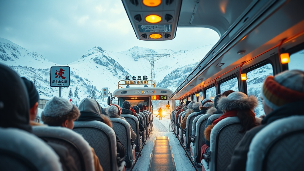 눈꽃버스, 겨울 선물! (realistic 스타일)