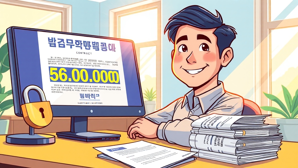 지원 대상 및 신청 자격 확인 (cartoon 스타일)