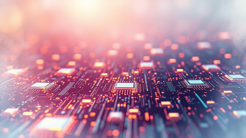 반도체 ETF: AI 시대의 핵심 인프라 투자 (watercolor 스타일)