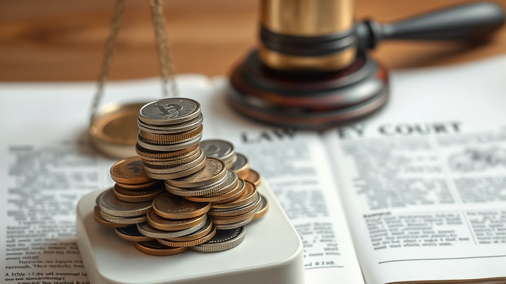 소액 민사소송 비용: 항목별 안내 (realistic 스타일)