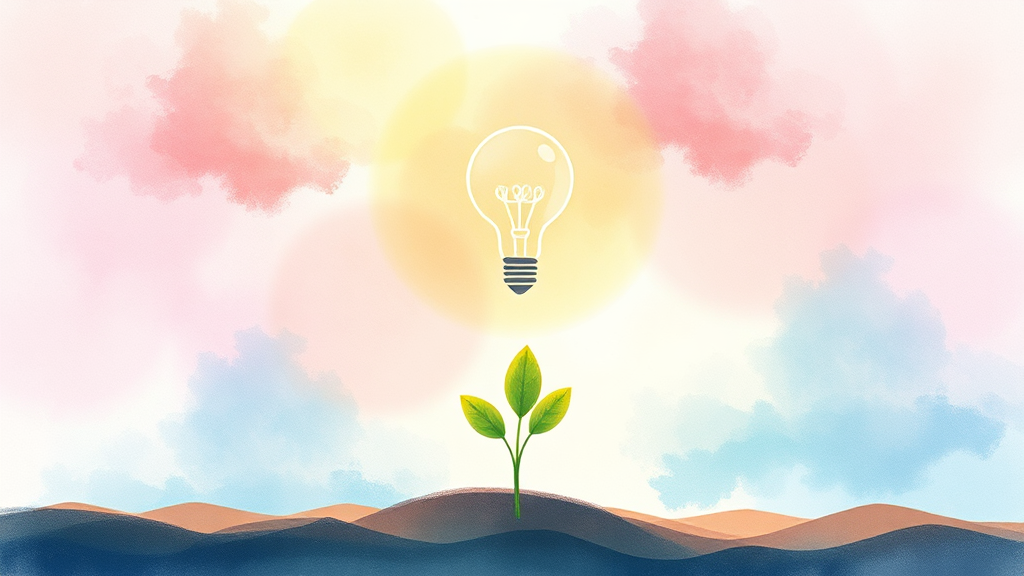 개인 창업 지원금이란? (watercolor 스타일)