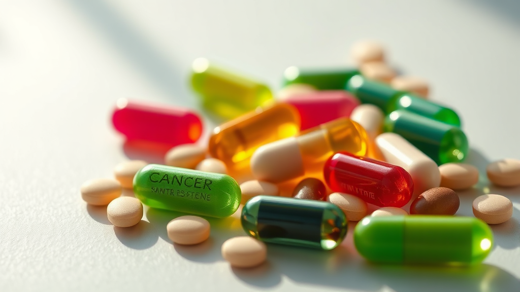 영양제 선택 시 고려 사항 (realistic 스타일)