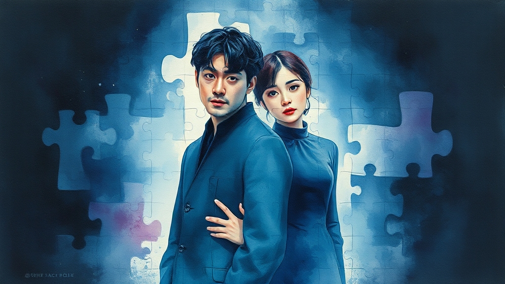 손석구·김다미 연기력 & 캐릭터 분석 (watercolor 스타일)
