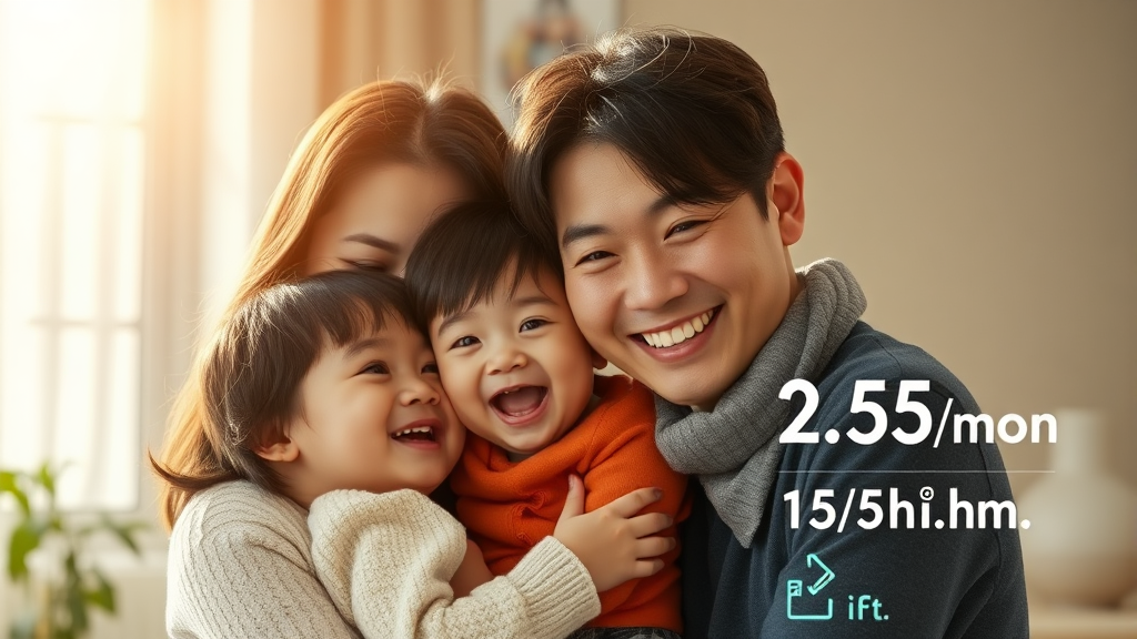 육아휴직 급여 계산법 (realistic 스타일)