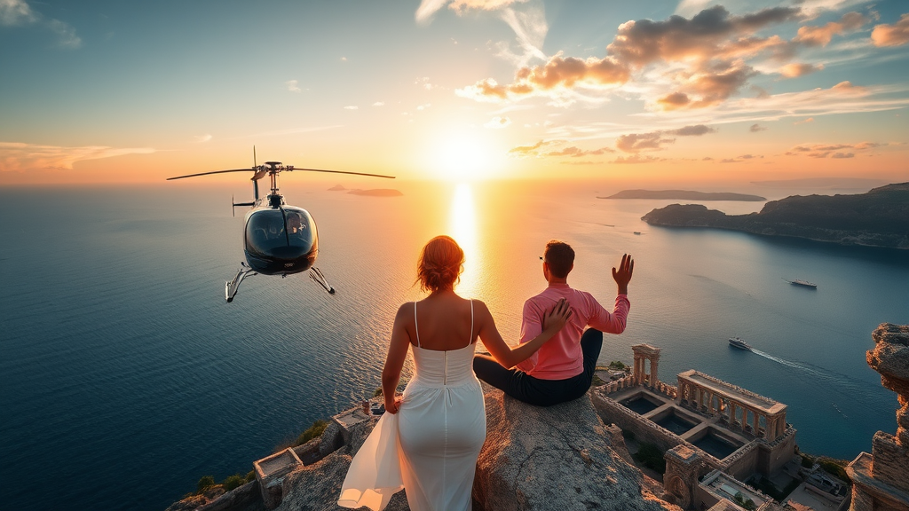 특별한 신혼여행 경험: 추천 액티비티 (realistic 스타일)