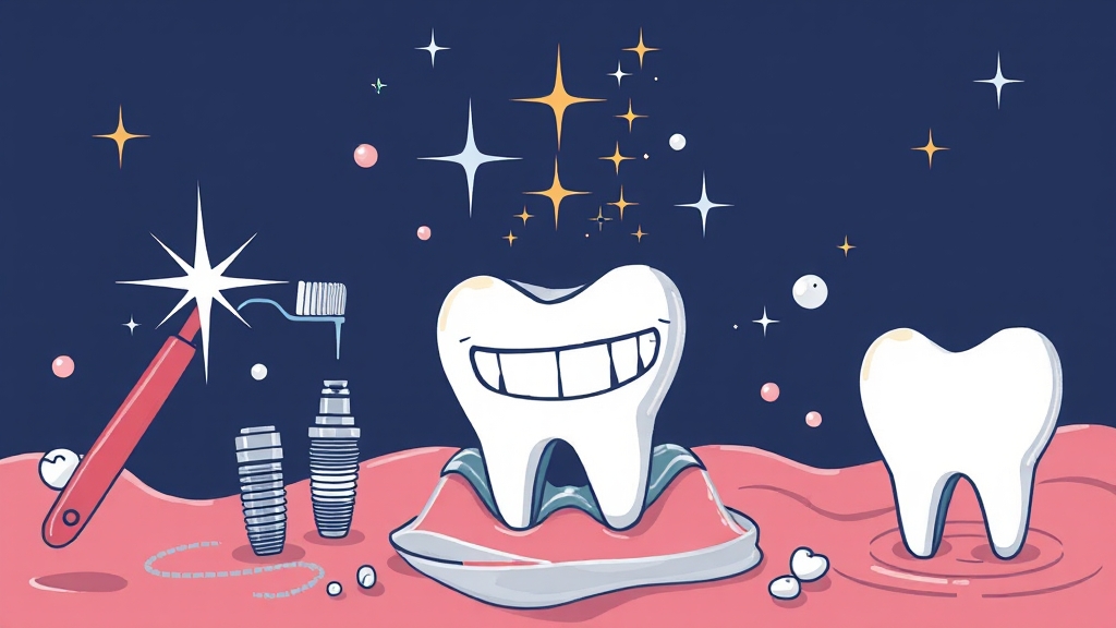 시술 후 관리의 중요성 (illustration 스타일)