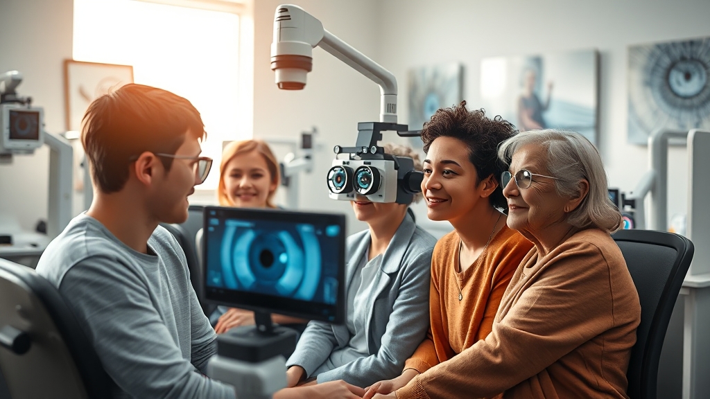 시력 회복, 꾸준한 노력이 중요해요 (realistic 스타일)