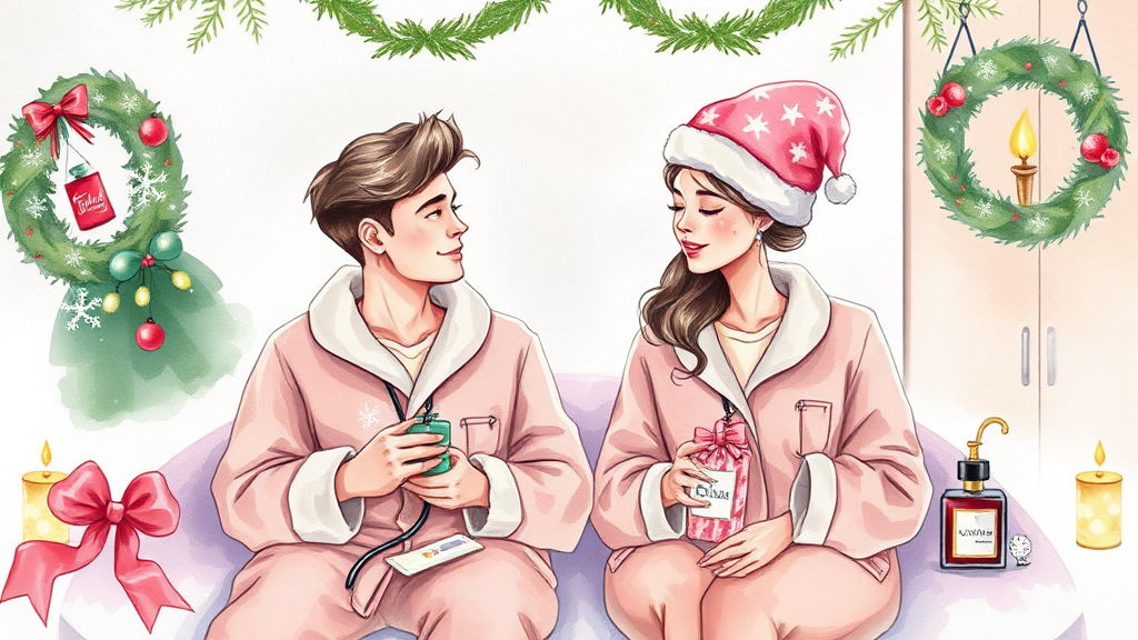 커플을 위한 특별한 선물 (illustration 스타일)