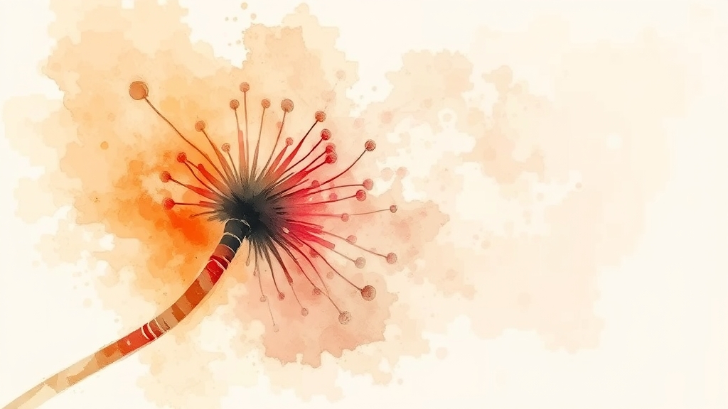 관절 건강, 우슬이 답? (watercolor 스타일)