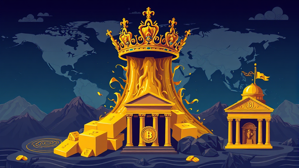 금값 상승 원인: 핵심 변수 (illustration 스타일)