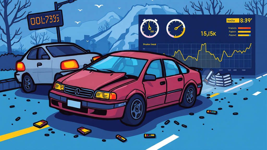 사고 현장 감식 및 EDR 분석 (cartoon 스타일)