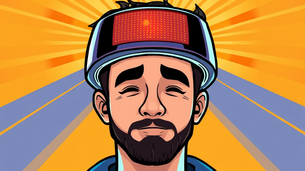 탈모 예방 모자의 장점은? (cartoon 스타일)