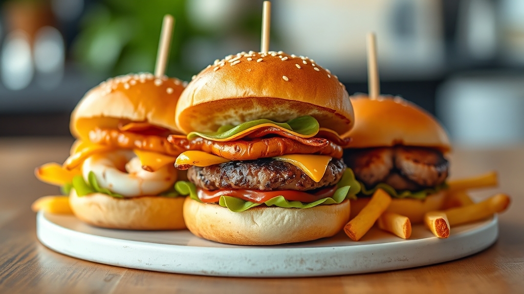 세트 구성 및 영양 정보 (realistic 스타일)