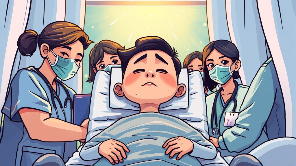의료 지원, 어떤 종류가 있나요? (cartoon 스타일)