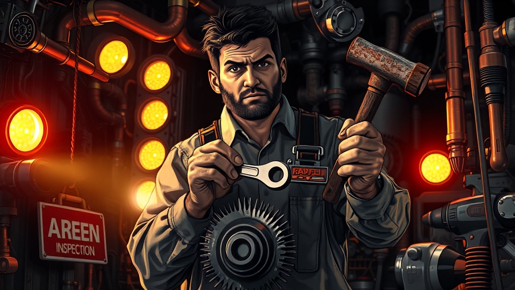 소음 발생 시 응급 조치 (illustration 스타일)