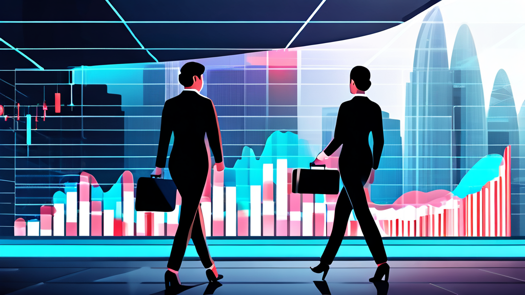 주식 선물옵션 시장 전망 및 투자 조언 (illustration 스타일)