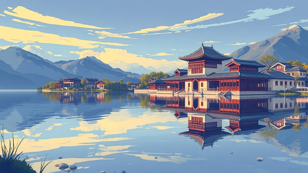 의림지의 역사적 가치 (cartoon 스타일)