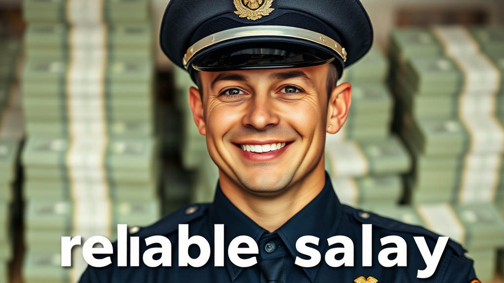 경찰 월급 궁금증 해결 (realistic 스타일)