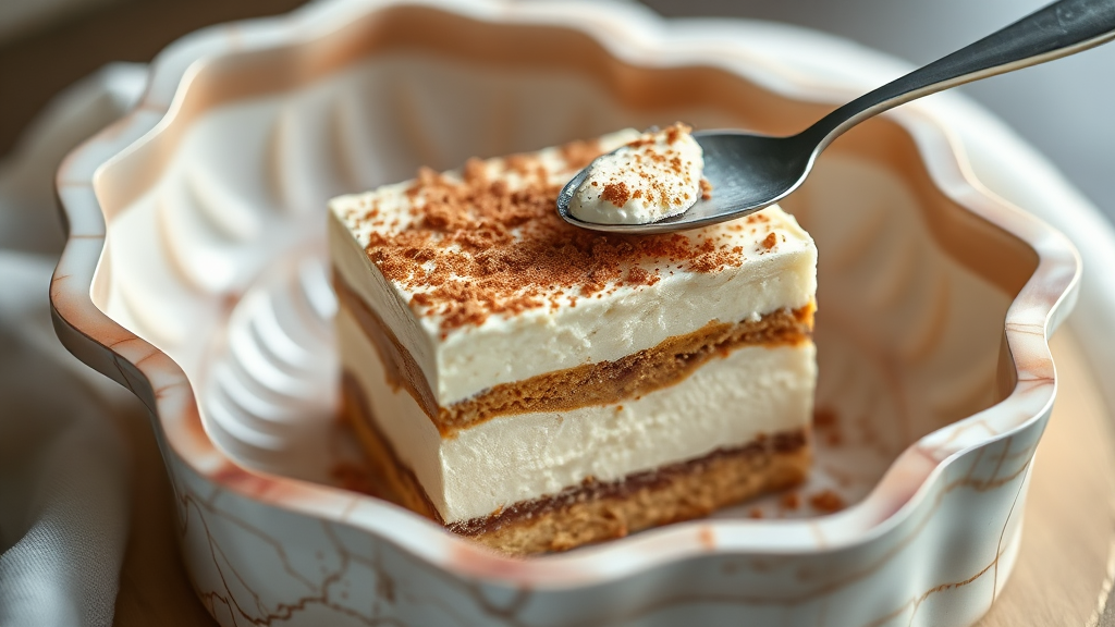 자개함 티라미수 케이크 구성 상세 분석 (realistic 스타일)