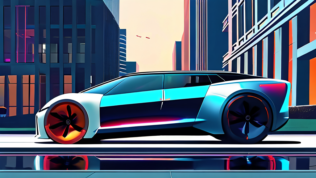 현대자동차 최신 모델 및 트렌드: 미래 모빌리티를 향해 (illustration 스타일)