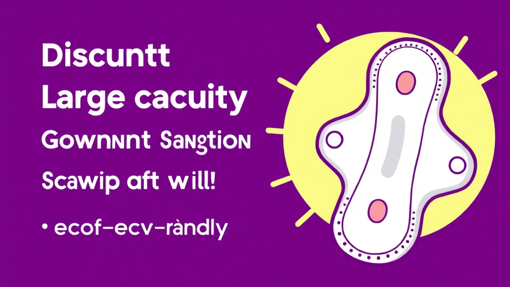 생리대, 이렇게 절약하세요! (cartoon 스타일)