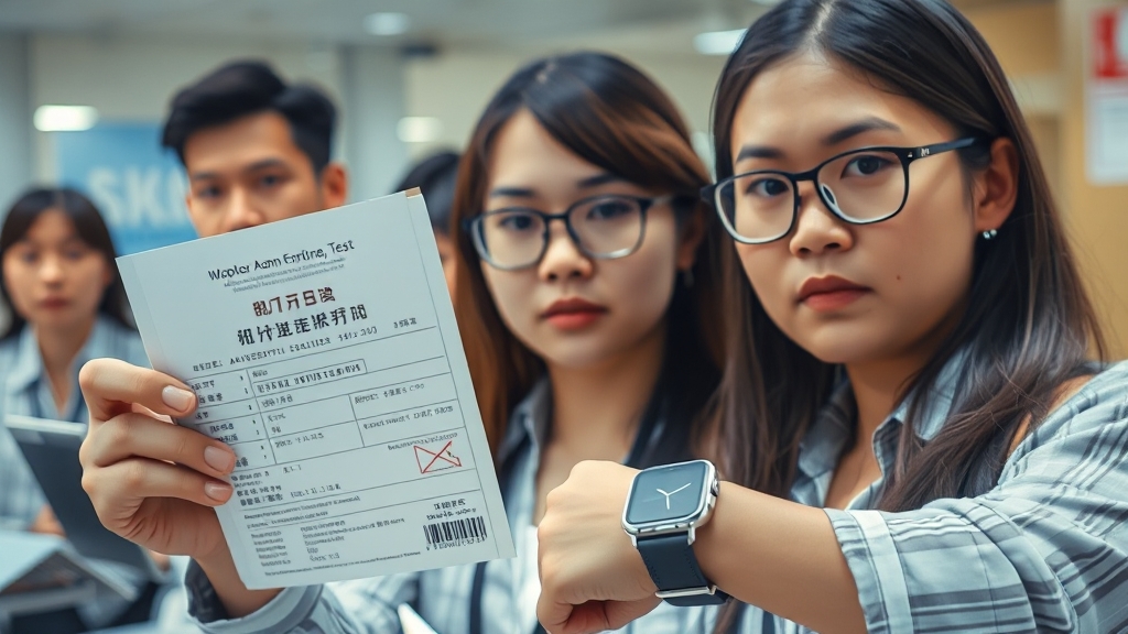 수능 준비물 (realistic 스타일)