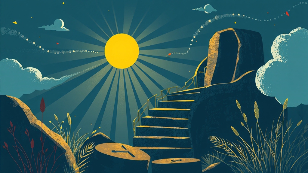 희망을 잃지 마세요! (illustration 스타일)