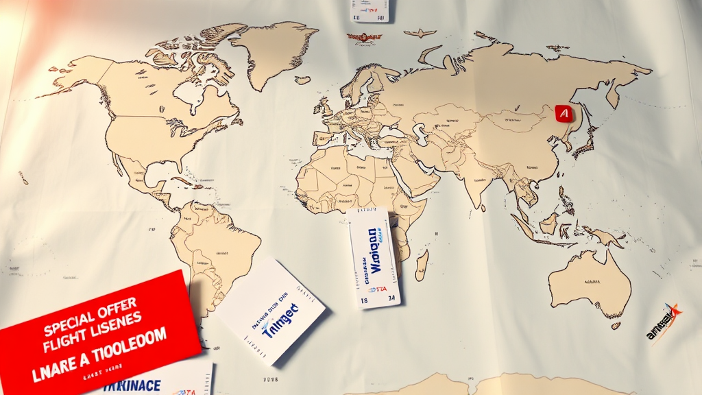 마이리얼트립 3월 항공권 특가: 항공사별 일정 총정리 (realistic 스타일)