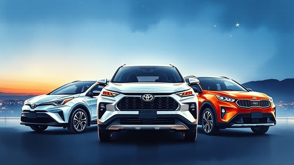 2024년 하이브리드 연비 TOP 10 (watercolor 스타일)