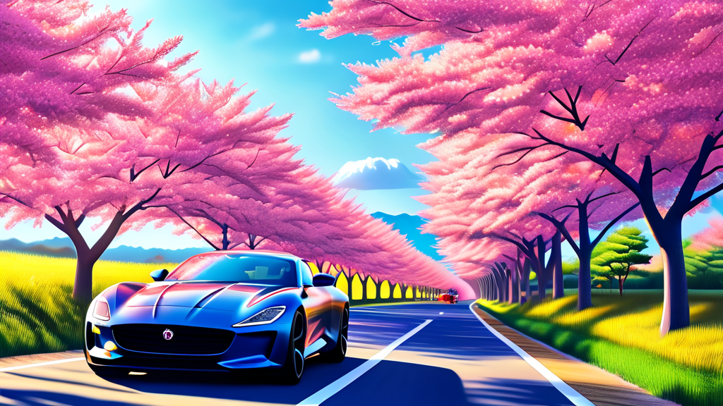 놓치면 후회할 제주 벚꽃 시즌 프로모션 (realistic 스타일)