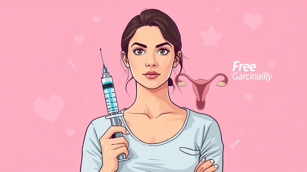 가다실9가 접종 병원 및 무료 지원 정보 (illustration 스타일)