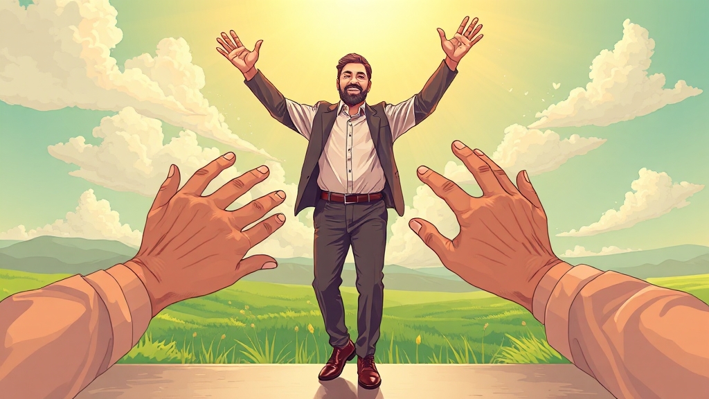 희망을 잃지 마세요! (illustration 스타일)