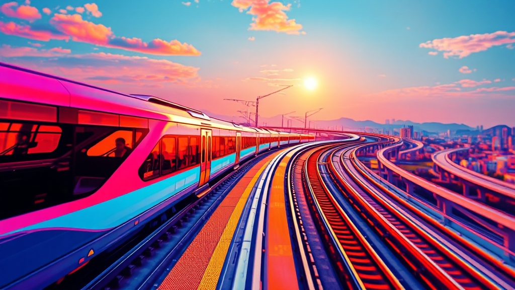 세종시 교통 인프라 현황 (popart 스타일)