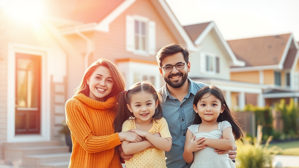 주거 안정, 주거급여로! (watercolor 스타일)