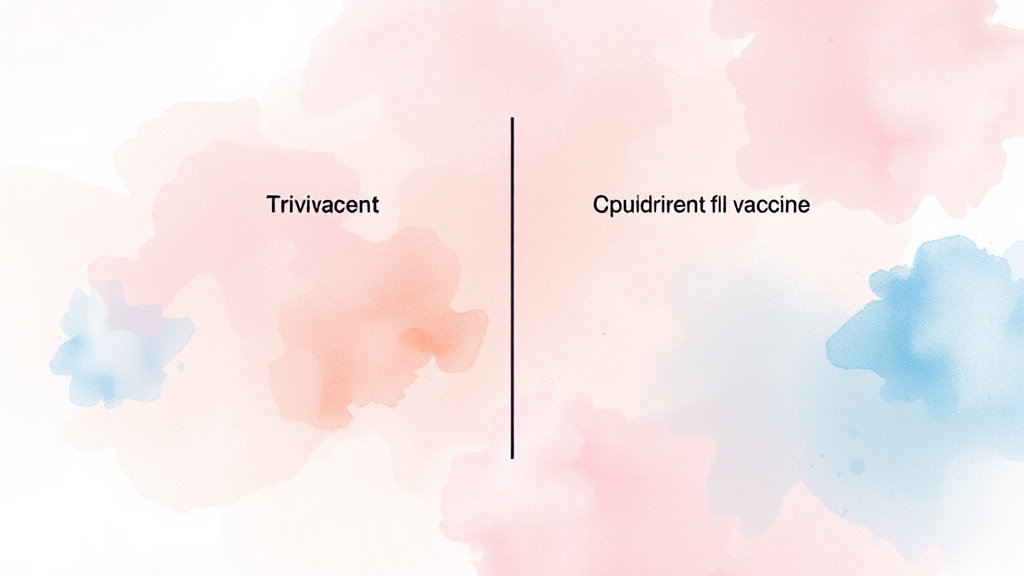 나에게 맞는 백신 선택 가이드 (watercolor 스타일)